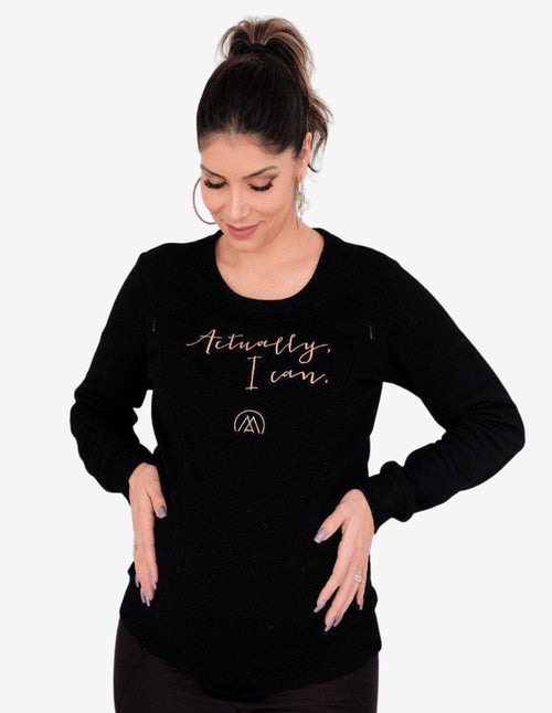 Guru Muscle Actually I Can. Breastfeeding Jumper