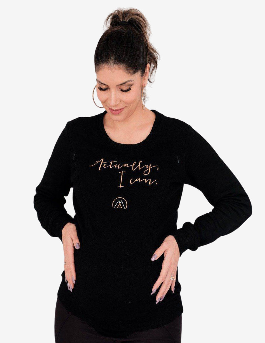 Guru Muscle Actually I Can. Breastfeeding Jumper