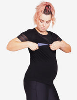 Guru Muscle Cut It Out Breastfeeding Tee, view 2