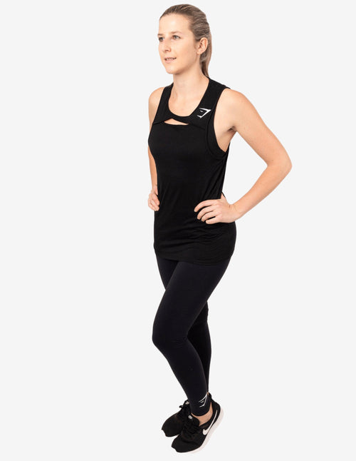 Guru Muscle Burnout vest - Black