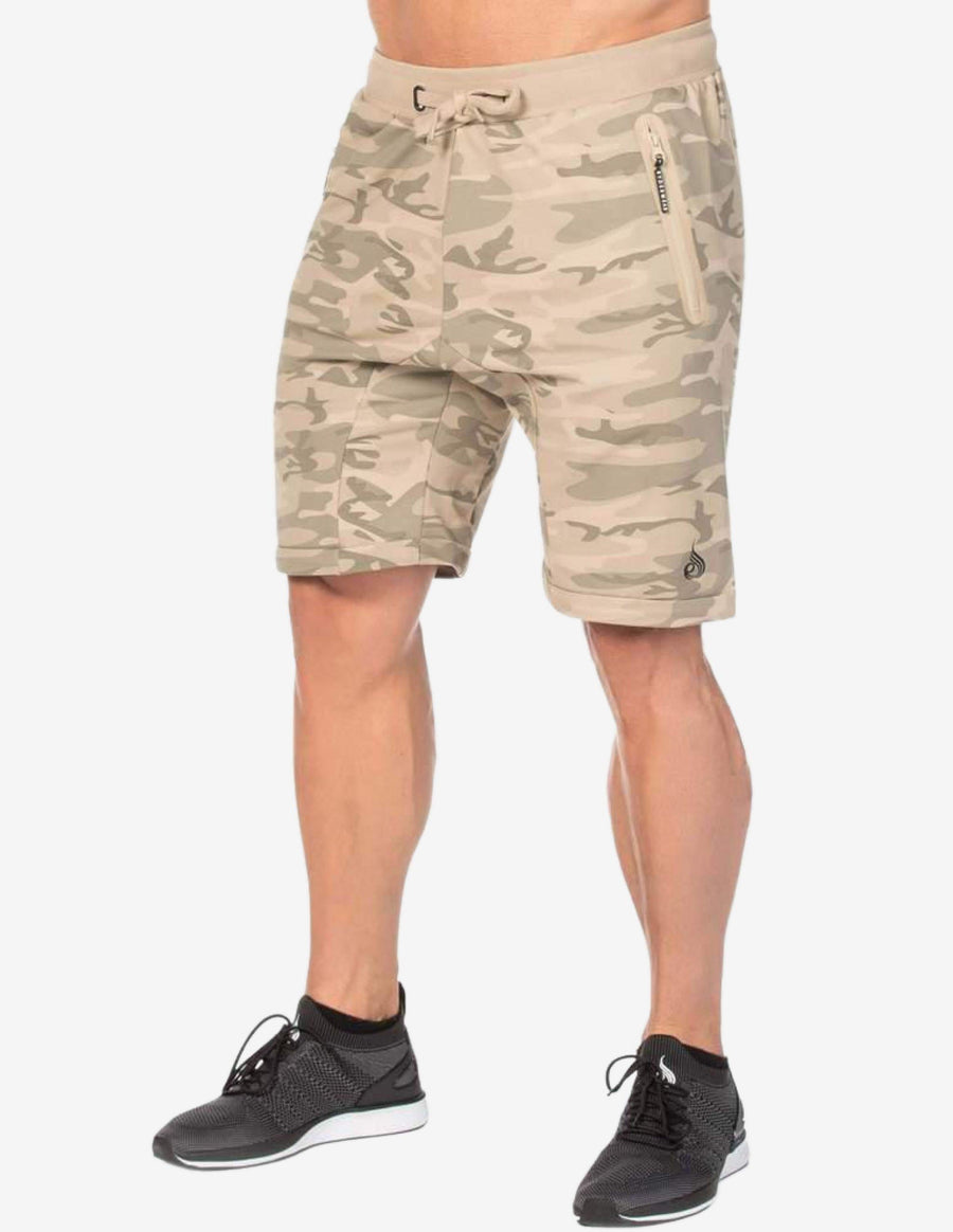 Guru Muscle CAMO FLEECE TRACK SHORT