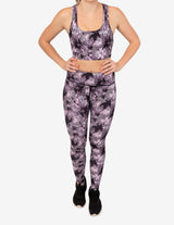Guru Muscle Camo Printed Leggings Pink, view 2