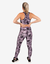 Guru Muscle Camo Printed Leggings Pink, view 3