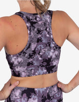 Guru Muscle Camo Printed Sports Bra Pink, view 2
