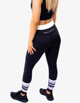 Guru Muscle Candy Stripe Full Length Leggings, view 2