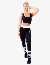 Guru Muscle Candy Stripe Full Length Leggings, view 3