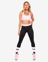 Guru Muscle Candy Stripe Full Length Leggings, view 3