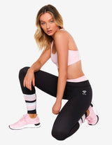 Guru Muscle Candy Stripe Full Length Leggings, view 4