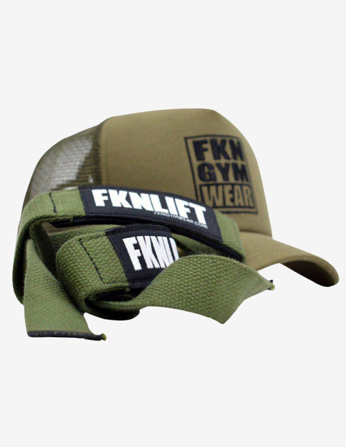 Guru Muscle CAP & STRAPS PACK | KHAKI
