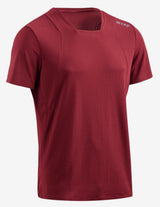 Guru Muscle CEP Mens Training Shirt Cherry Red, view 2
