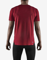 Guru Muscle CEP Mens Training Shirt Cherry Red, view 3