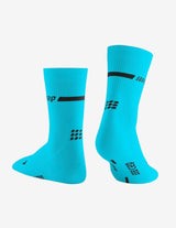 Guru Muscle CEP Neon Mid Cut Socks Blue, view 2