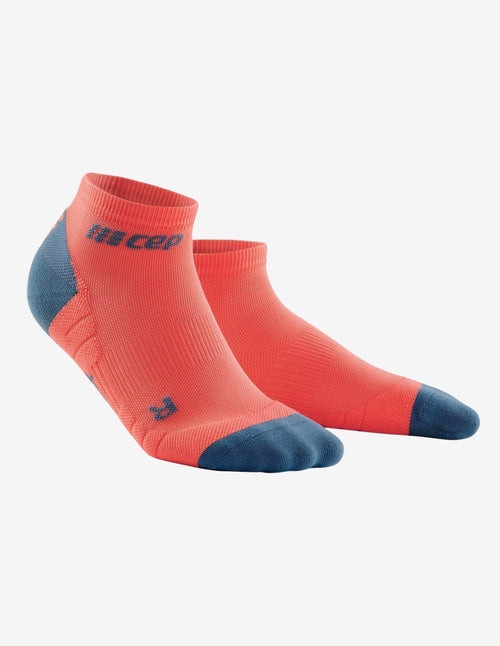 Guru Muscle CEP Socks Low Cut 3.0 Coral/Grey