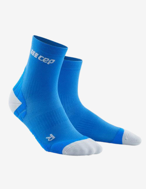 Guru Muscle CEP Ultra Light V2 Socks Short Cut Blue/Grey