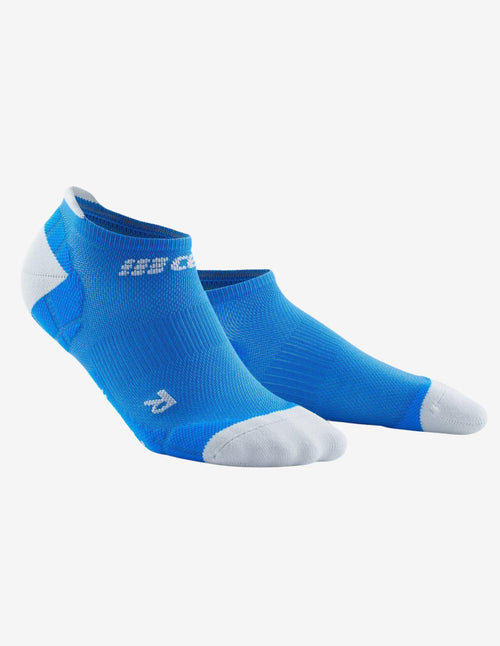 Guru Muscle CEP Ultra Light V2 No Show Socks Blue/Grey
