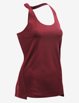 Guru Muscle CEP Womens Training Tank Top Cherry Red, view 2