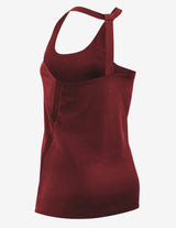 Guru Muscle CEP Womens Training Tank Top Cherry Red, view 4