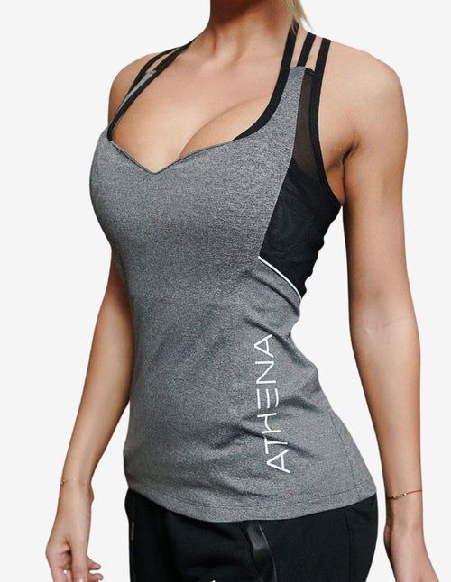 Guru Muscle CETO SPIDER Tank Top – Grey Melange