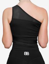 Guru Muscle CHIONE Crop Top – Black Pearl, view 2