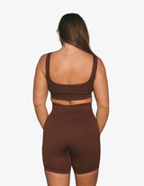 Guru Muscle Chocolate Seamless Sports Bra, view 2