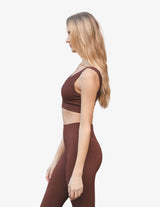 Guru Muscle Chocolate Seamless U Bra, view 3