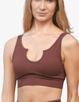 Guru Muscle Chocolate Seamless U Bra, view 4