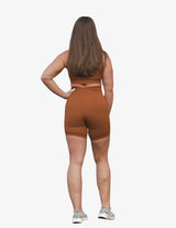 Guru Muscle Clay Ribbed Seamless Biker Shorts, view 2
