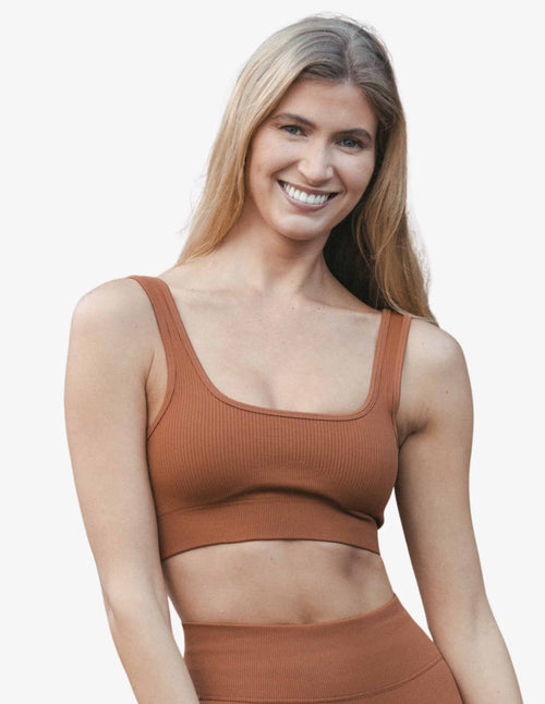 Guru Muscle Clay AW'21 Ribbed Seamless Bra
