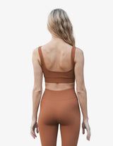 Guru Muscle Clay AW'21 Ribbed Seamless Bra, view 2
