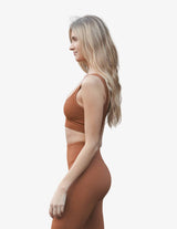 Guru Muscle Clay AW'21 Ribbed Seamless Bra, view 3