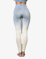 Guru Muscle CLIO 2.0 Seamless Legging – Yellow & Grey, view 2