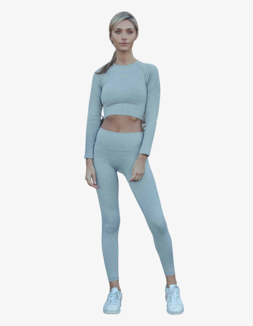 Guru Muscle Cloudy Ribbed Seamless Leggings