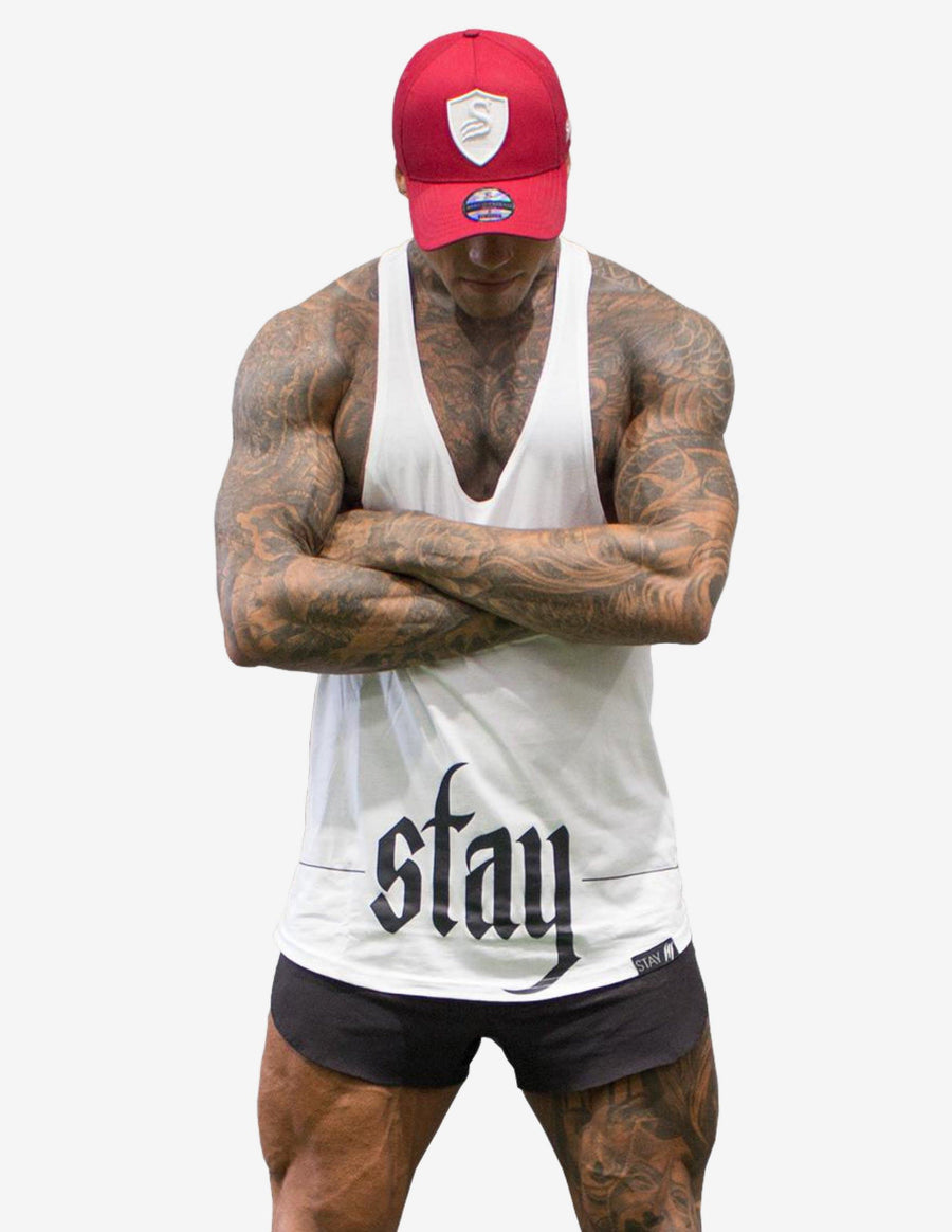 Guru Muscle Stringer - White