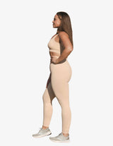 Guru Muscle Cream Ribbed Leggings Beige, view 3
