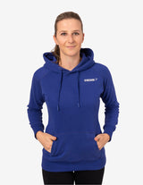 Guru Muscle Crest Pullover Hoodie Indigo, view 2