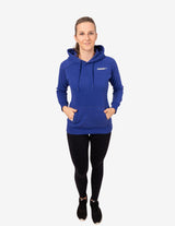Guru Muscle Crest Pullover Hoodie Indigo, view 4