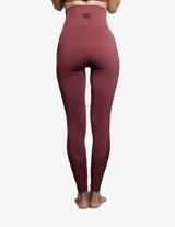 Guru Muscle Curvus Legging High Waist – BURGUNDY, view 2