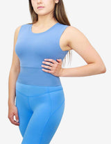 Guru Muscle Deep Breath Tank Blue, view 3