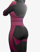Guru Muscle DOMINA Seamless Legging High Waist – BLACK, view 2