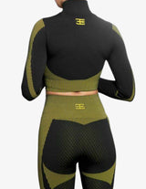 Guru Muscle DOMINA Seamless VEST – BLACK LIME LIGHT, view 2