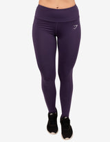 Guru Muscle Dry Sculpture Leggings Rich Purple, view 3