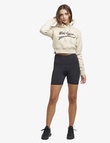 Guru Muscle Dynamic Cropped Hoodie - Beige, view 4