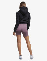Guru Muscle Dynamic Cropped Hoodie - Midnight Black, view 3