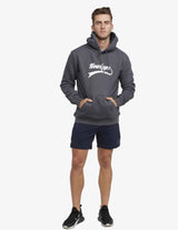 Guru Muscle Dynamic Hooded Pullover Sweatshirt - Charcoal, view 2