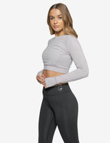 Guru Muscle Easy Breezy Long Sleeve - Grey, view 3