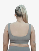 Guru Muscle Espresso Seamless Bra Grey, view 2