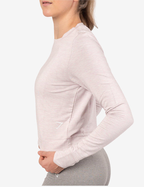Guru Muscle Essential Sweater Chalk Pink Marl