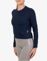 Guru Muscle Essential Sweater Sapphire Blue, view 2