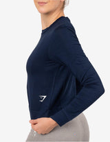 Guru Muscle Essential Sweater Sapphire Blue, view 3