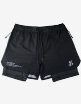 Guru Muscle Evolve or Dissolve - 2 in 1 Active Shorts, view 2